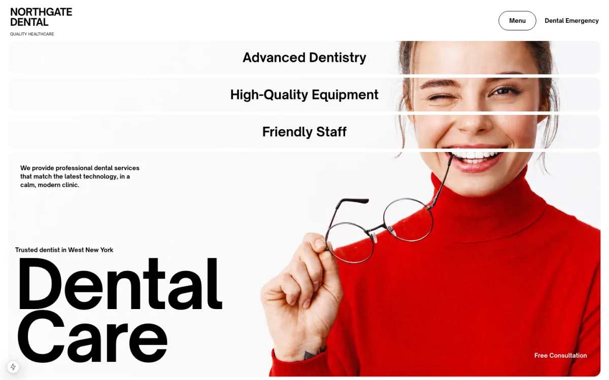 Northgate Dental website preview